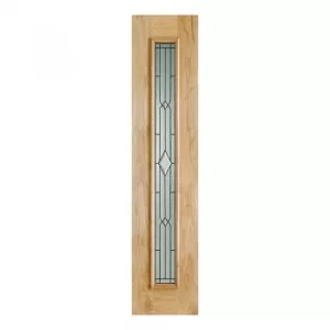 Image of LPD External Oak Glazed Leaded Sidelight