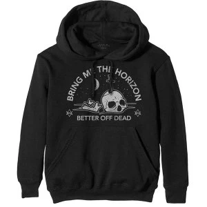 Image of Bring Me The Horizon - Happy Song Mens Small Pullover Hoodie - Black