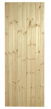 Image of Wickes Winslow External Cottage Pine Ledged and Braced Door 1981 x 762mm