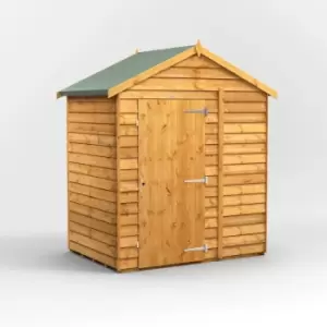 Image of 4x6 Power Overlap Windowless Apex Garden Shed