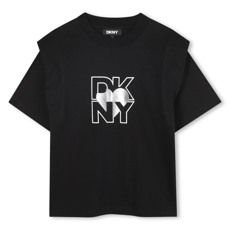 Image of DKNY Kids Regular Fit T-Shirt Black female 8Y