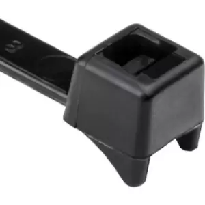 Image of HellermannTyton 112-52112 CTT60R-PA66HS-BK Cable tie 205mm 4.70 mm Black Heat-resistant 100 pc(s)