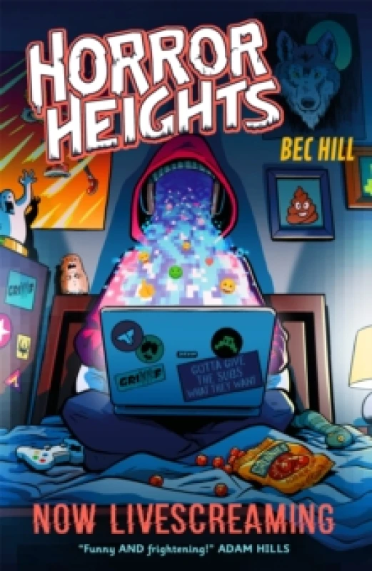 Image of Bec Hill Horror Heights: Now LiveScreaming Book Multi unisex
