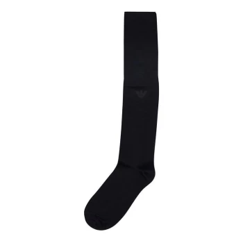 Image of Emporio Armani Long Socks - Blue