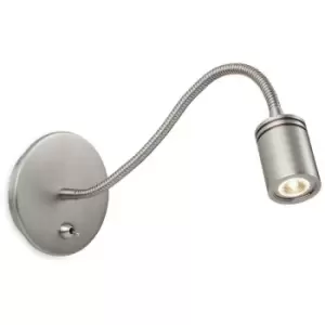 Image of Firstlight Ritz - LED 1 Light Flexi Switched Indoor Wall Light Brushed Nickel