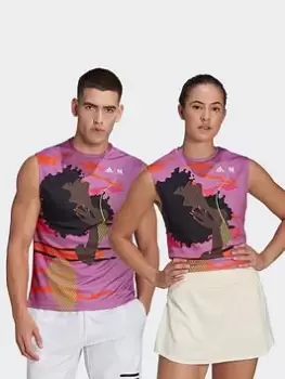 Image of adidas Tennis New York Tank Top (gender Neutral), White, Size XS, Men