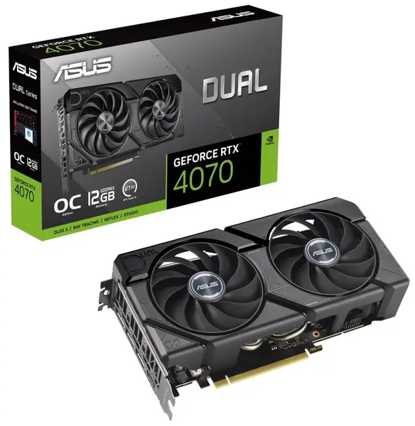 Image of ASUS GeForce RTX 4070 12GB DUAL EVO OC Edition Graphics Card