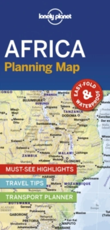 Image of Lonely Planet Africa Planning Map Sheet map, folded