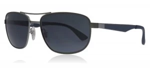 Image of Ray-Ban RB3528 Sunglasses Gunmetal / Blue 029/87 61mm