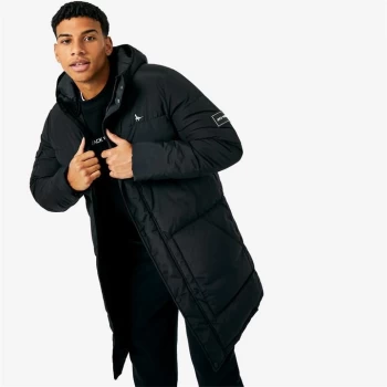 Image of Jack Wills Eco Puffer Parka Jacket - Black