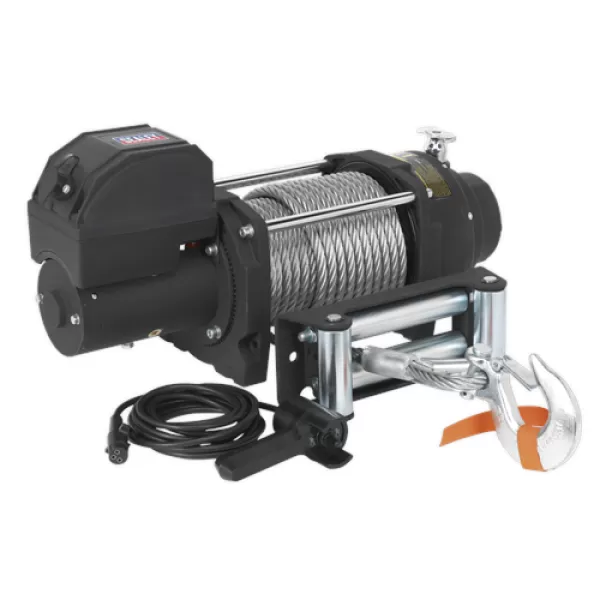 Image of Sealey RW8180 Recovery Winch 8180kg Line Pull 12V Industrial