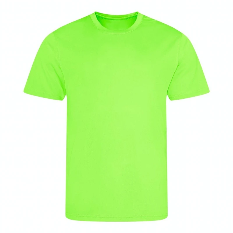 Image of AWDis Cool Mens Plain Blue T-Shirt in Green Size: Small Green Male S