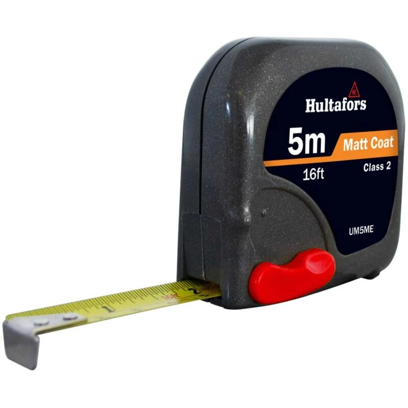 Image of HULTAFORS Hultafors - UM5ME Uni-Matic ii Pocket Tape Measure 5m/16ft Width 16mm HUL369113 UM5ME