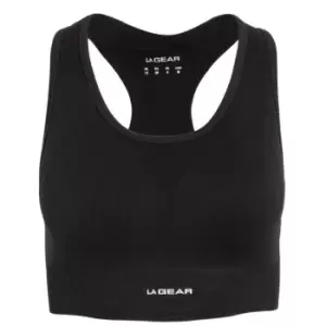 Image of LA Gear Seamless Crop Top Ladies - Black