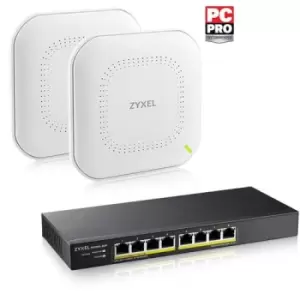 Image of Zyxel GS1915-8EP Managed L2 Gigabit Ethernet (10/100/1000) Power over Ethernet (PoE) Black