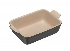 Image of Le Creuset Heritage Rectangular Dish 19cm Satin Black
