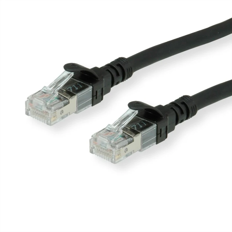 Image of ROLINE 21152852 networking cable Black 2m Cat6a S/FTP (S-STP)
