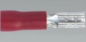 Image of Genuine SEALEY RT19 Push-On Terminal 2.8mm Female Red Pack of 100