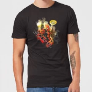 Image of Marvel Deadpool Outta The Way Nerd T-Shirt - Black