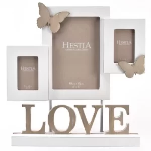 Image of HESTIA 3 Aperture LOVE Butterfly Frame