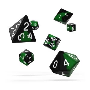 Image of Oakie Doakie Dice RPG Set Glow in the Dark (Biohazard)