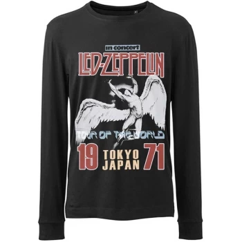 Image of Led Zeppelin - Japanese Icarus Unisex Medium T-Shirt - Black
