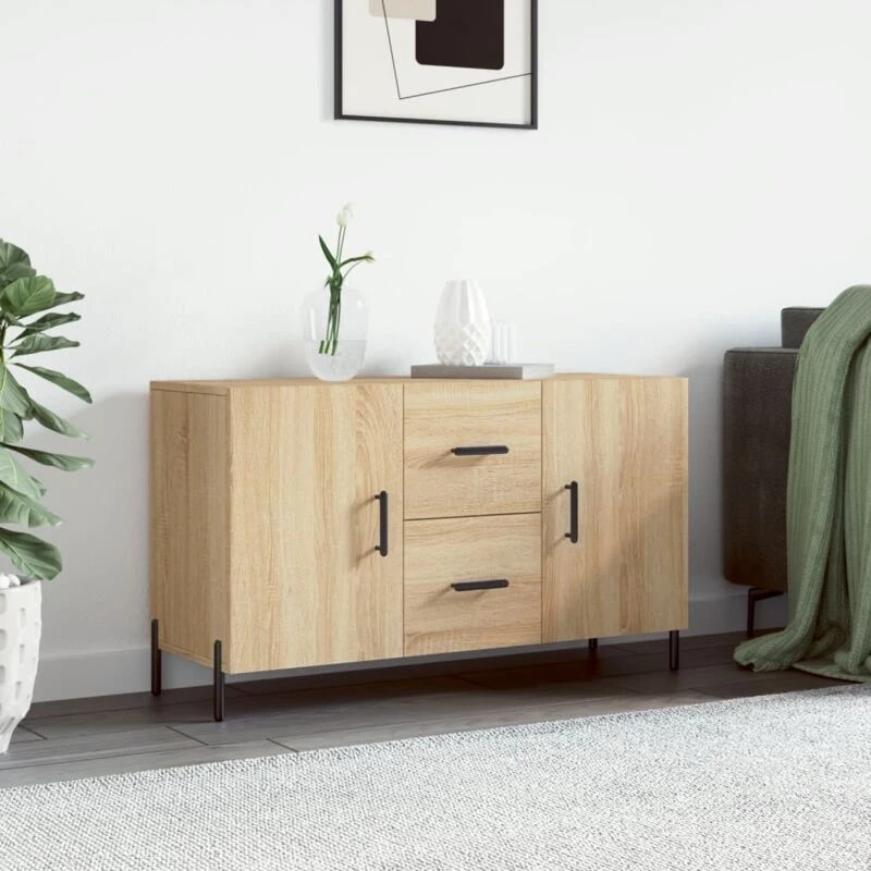 Image of VIDAXL Sideboard Sonoma Oak 100x36x60cm Engineered Wood Vidaxl 8720845424602