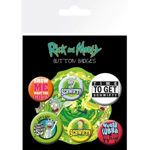 Image of Rick and Morty Quotes Badge Pack