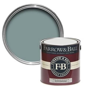 Image of Farrow & Ball Estate Oval room blue No. 85 Matt Emulsion Paint 2.5L