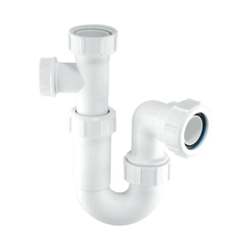 Image of McAlpine ASA10-SP 75mm Water Seal Multifit Outlet Tubular Swivel Basin Trap White