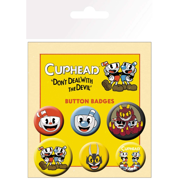 Image of Cuphead - Mix Badge Pack