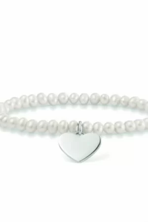 Image of Thomas Sabo Jewellery Love Bridge Pearl Bracelet JEWEL LBA0046-082-14-L14.5