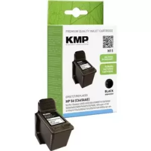 Image of KMP Ink replaced HP 56 Compatible Black H11 0995,4561
