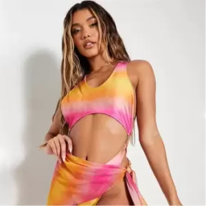 Image of I Saw It First Ombre Sheer Mesh - Orange