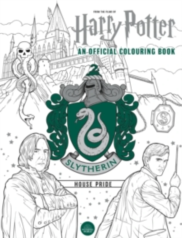 Image of Harry Potter: Slytherin House Pride : The Official Colouring Book Paperback / softback