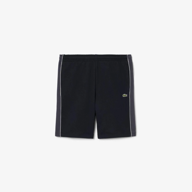 Image of Lacoste Mens Black Fleece Jogger Shorts Black 4CI male M