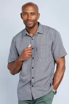 Image of Guinness Short Sleeve Soft Touch Gingham Shirt