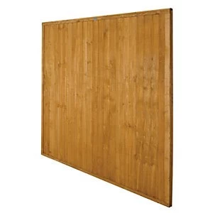 Image of Forest Garden Dip Treated Closeboard Fence Panel - 6 x 6ft Pack of 4