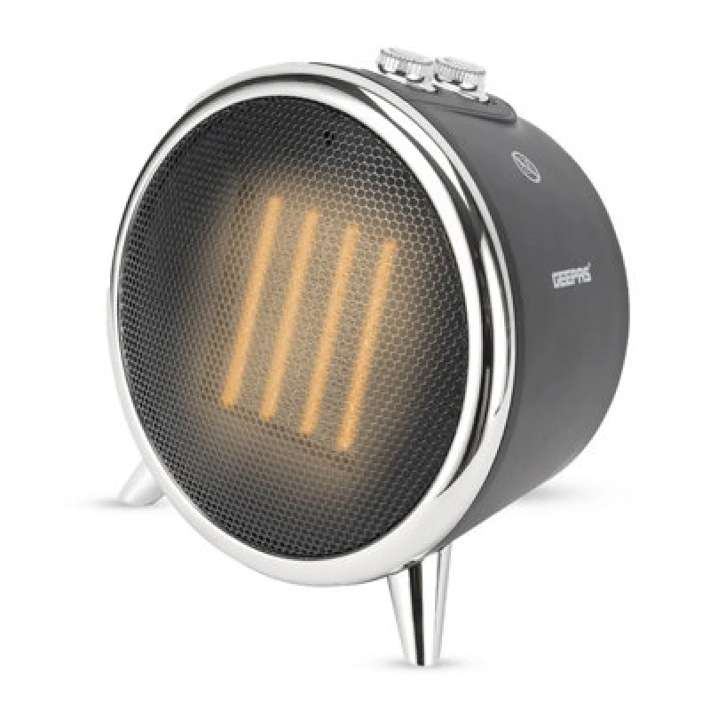 Image of Geepas PTC Heater Thermostat 2 Heat Option 750-1500W Cool/Warm/Hot Wind Black unisex