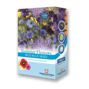 Image of Thompson & Morgan Scatter Pack - Summer Flowers Colour Theme Blue