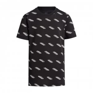 Image of adidas Boys Favorite T-Shirt - Black/White
