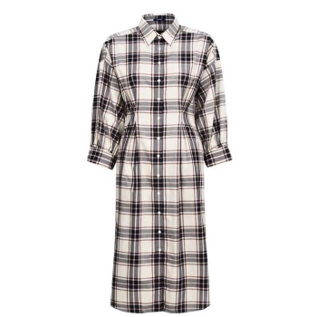 Image of Gant Check Shirt Dress - Multi