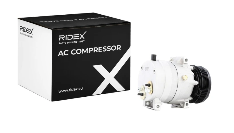 Image of RIDEX 447K0094 AC Compressor PAG 46, Refrigerant: R134a Compressor,air conditioning (447)
