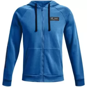 Image of Under Armour Armour Rival Fleece Full Zip Hoodie Mens - Blue