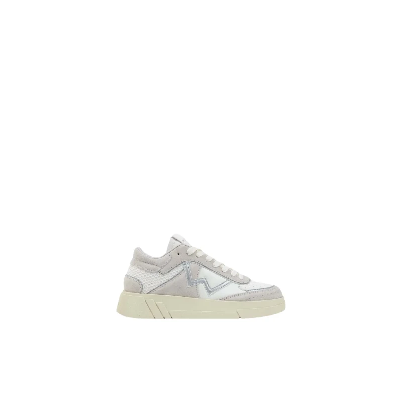Image of Mim Shoes Leather Trainers woman Mim Trainers M1993 Blanc Female 37