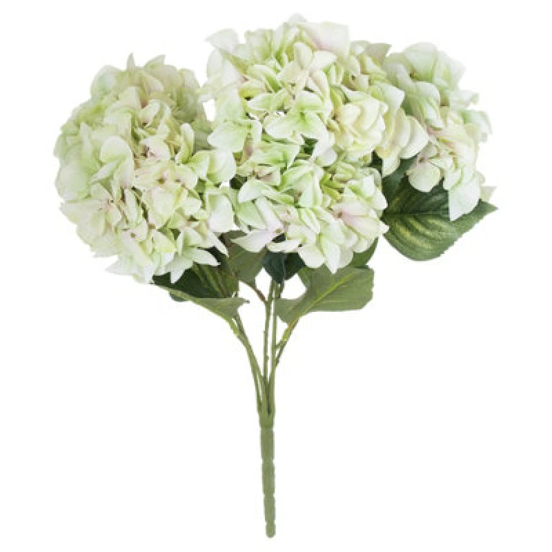 Image of Hill Interiors Shabby Hydrangea Bouquet Artificial Flower Green (One Size)