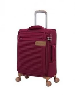 Image of IT Luggage Radiate Dark Red Cabin Suitcase