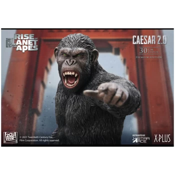 Image of Star Ace Rise Of The Planet Of The Apes Super Vinyl Series Statue - Caesar 2.0