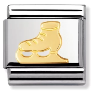Image of Nomination CLASSIC Gold Sports Collection Ice Skate Charm 030106/01