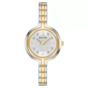 Image of Bulova 98P193 Two Tone Rhapsody Bracelet Watch - W83187